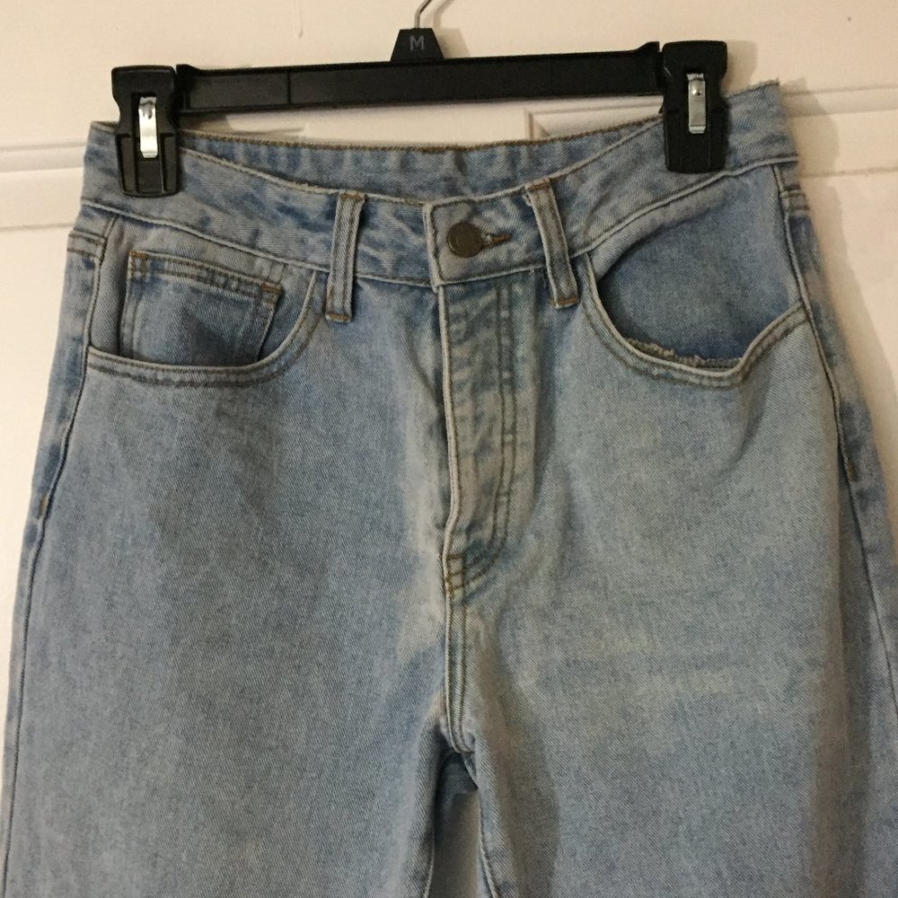 J. Galt High-Rise Light Wash Jeans "M"